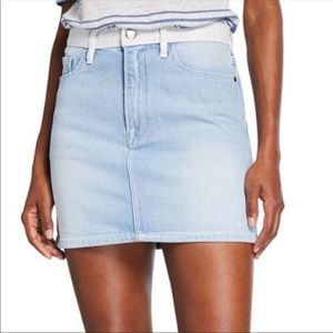 FRAME Two Toned Denim Mini Skirt Size 28